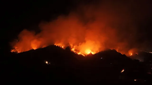 Yangın bölgesinde durum tespiti