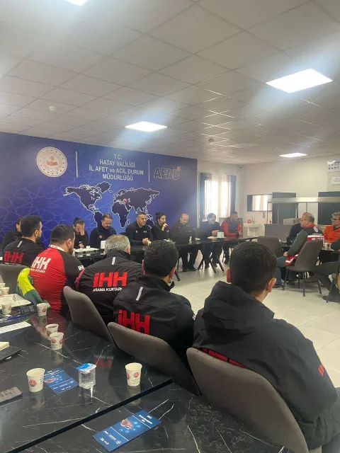 Afet planlaması masa başı çalışması